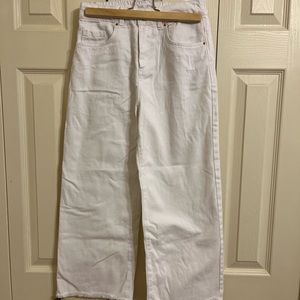 Zara girls white jeans 13/14